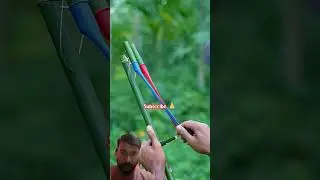 bamboo creation 🏹🎈#bamboo #experiment #toys #diy #bamboo1 #bamboocrafts #shortvideo