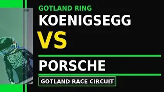 Koenigsegg vs Porsche @gotlandringracetestcircuit1827 
