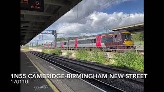Trains at Nuneaton 5th September 2020