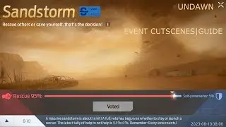 Undawn [Event] Sandstorm || Day - 1 || Cutscenes || Guide