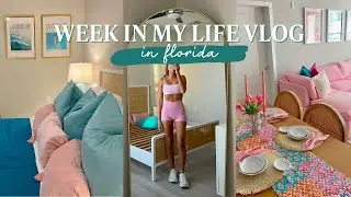 WEEK IN MY LIFE IN FLORIDA || waiting for movers, dates + party bus, & 2025 goals