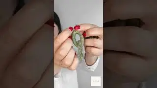 Felt chain earrings from VasyLineFelt