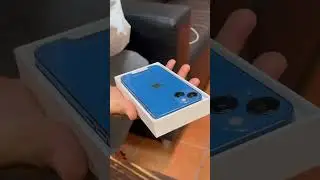 Распаковка Iphone 13 BLUE, магазин ТЕХНОЁЖ