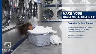 Loans to start a laundromat or upgrade existing laundromat equipment