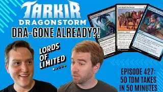 TDM Goes Out in a Blaze of Glory!! | Tarkir Dragonstorm Draft | Magic: The Gathering