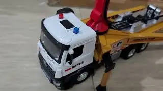 Concrete Pump Truck Construction Vehicle Diecast Metal Model Collection for Men