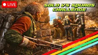 CAN'T END STREAM UNTIL 100 KILLS IN SOLO VS SQUAD👴🏼 ̸/̸̅̅ ̆̅ ̅̅ ̅̅💥👤👤👤