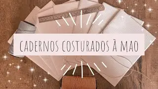 VLOG: produção de cadernos artesanais + HAUL de materiais de artesanato