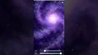 How to Painting Galaxy with Ibis Paint X #digitalart #galaxy #ibispaintx #short