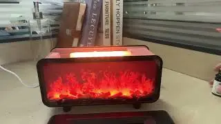 Fireplace Design Colorful Flame Lamp Essential Oil Aroma Diffuser for Home Creative Gift