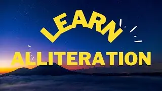 ALLITERATION | poetic device | literary device | vanishankar