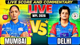 Mumbai Indians Women vs Delhi Capitals Women, wpl 13th Live Score Commentary MIW vs DCW wpl 13th T20