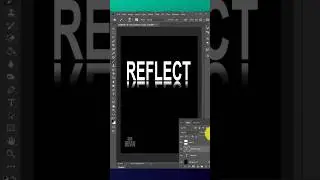 How to Text Reflection in Photoshop #photoshop