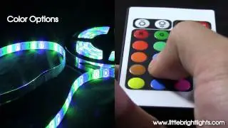 LED Flexible Light Strip, 16 ft, 300 LEDs, Multi Function, Multi Color