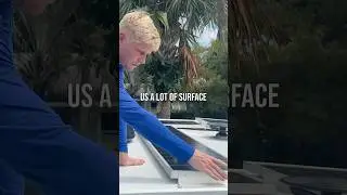 How to Install Solar Panels to RV WITHOUT DRILLING HOLES!