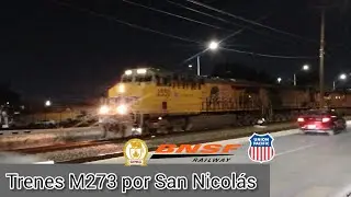 Trenes M273 por San Nicolás con BNSF, CPKC y UP (enero 2026)
