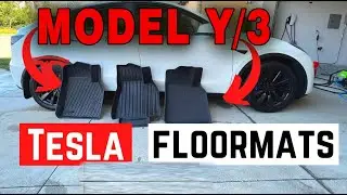 All-Weather Floor Mats & Trunk Mat for Tesla Model Y and Model 3 - Tesla Accessories #tesla
