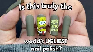Creating a nail look using Holo Taco&rsquo;s &ldquo;UGLIEST&rdquo; nail polish: Born Ugly!