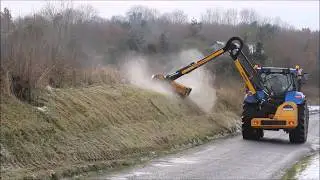 Hedgecutting 2017 In The Snow - PJ Geraghty - Drone Footage (HD)