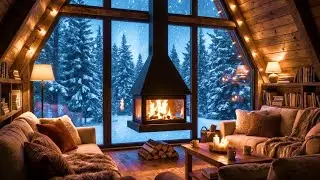 Santa&rsquo;s Cozy Christmas Fireplace with Relaxing Holiday Music Candles and Gifts for Peaceful Winter