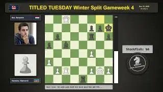 🇦🇿 Allahverdi Hamidov vs Benjamin Bok 🇳🇱 | TITLED TUESDAY Winter Split Gameweek 4 | Round 9