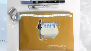 penpal with me #3 | soft blue theme