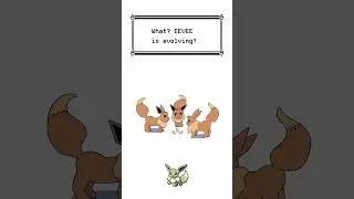 Eevee Evolves Into Vaporeon, Jolteon and Flareon - Pokemon Evolution Animation