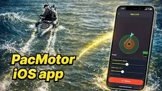 PacMotor GPS Kayak Motor iOS App Demo | Joystick, Spot Lock & Navigation
