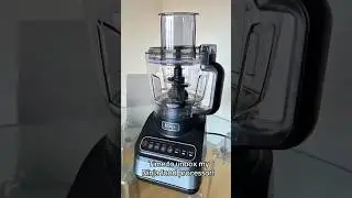 Unboxing my ninja food processor! #ninja #ninjafoodprocessor #foodprocessor #cooking #london