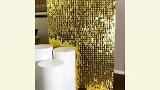 Shimmer wall backdrop / sequin wall backdrop