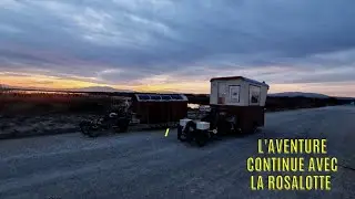 Vélo-roulotte/caravane : L'aventure continue avec La Rosalotte