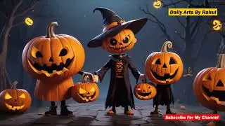 Trick or Treat song | Nursery Rhymes for kids Song English Poem For Toddlers