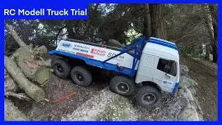 Scale RC Trial Modell Trucks im RC Modellbau Truck Parcour vom Modellbauer Volker Frink in  Brechen.