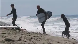 Surfing Labor Day 9/4/23 Swell After Hurricane Hilary 4-6'