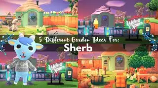 ACNH: Villager yard/garden ideas: SHERB