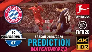 Bayern Munich vs Paderborn 07 | FIFA 20 Predicts: Bundesliga 2019/20 ● Matchday 23