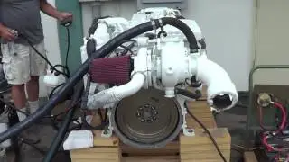 Cummins Marine QSB 5.8 480 HP Engine Test for Cates Int. #2 STBD