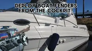 Deploy fenders from the Cockpit. Docking made easier & safer using Automatic Fenders!