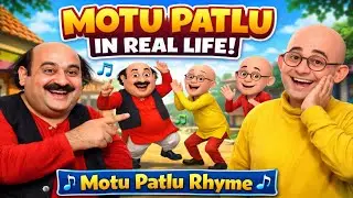 Motu Patlu Ki Jodi New Title Track 2026 - Motu Patlu All Characters In Real Life😱