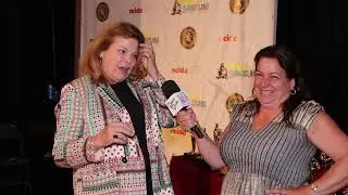 Film Star Catherine Curtin on the stage for The Donna Drake Show