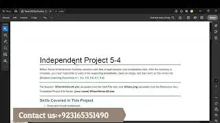 Excel 2021 In Practice | Chapter 5 Independent Project 5-4 | Step by Step Full Tutorial| SIMnet Help
