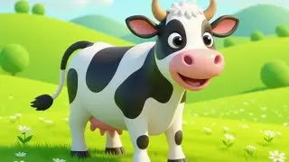 Moo Moo Clever Cow | Learning Song for Toddlers | Kids Songs and Nursery Rhymes