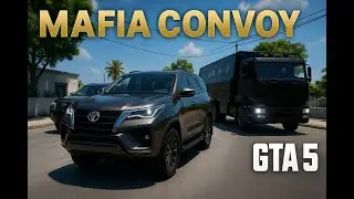 Protecting Mafia Convoy in GTA 5 | Toyota Fortuner Convoy Drug Deal Mission Gameplay #gta5 