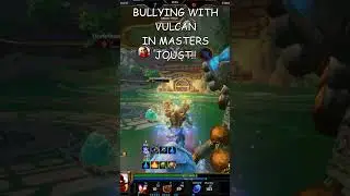 BULLYING WITH VULCAN IN MASTERS JOUST!!! #shorts  #smite #funnyclips #ranked