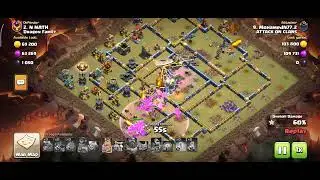 Clash Of Clans War attacking strategy with Dragons 🦇