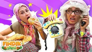 Fındık Ailesi - Nüriye, poğaça yapmaya çalışıyor! Komik videolar!