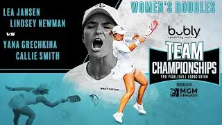 Bubly Team Championships - Women's Doubles - Jansen/Newman vs Grechkina/Smith