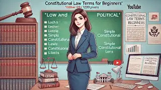 97.🟢Constitutional Law Terms for Beginners