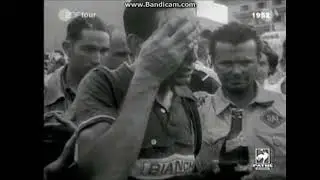 Tour de France 1952 - Etape 10 - Fausto Coppi s'impose &agrave; l'Alpe d'Huez