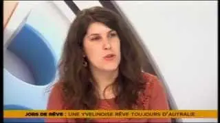 Interview on TVFIL78 evening news - Aude Mayans - Best Jobs in the World